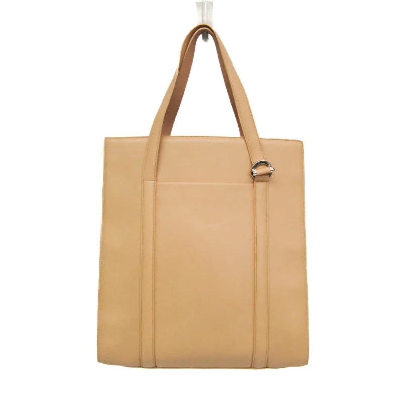 Handle bags with pastel colors for softness -Cartier Cabochon  Leather Tote Bag (Pre-Owned)