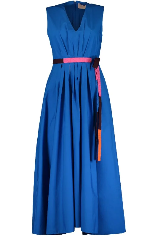 Sheath Dresses for Sophisticated -Alenya Sleeveless V-Neck Maxi Dress