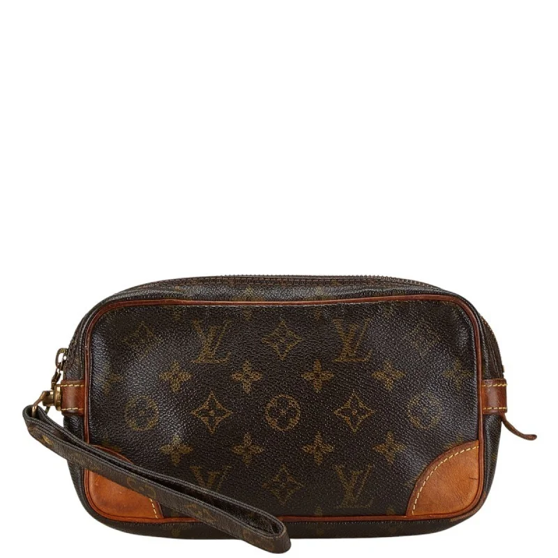 Handle bags with thick handles for support -Louis Vuitton  Monogram Monogram Clutch Bag (Pre-Owned)