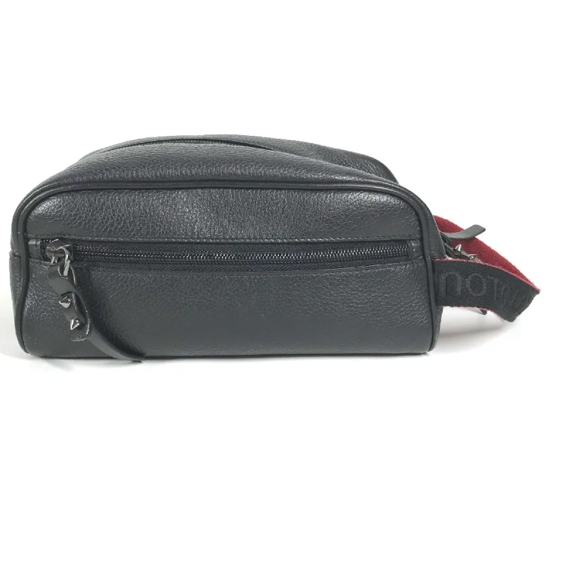 Handle bags with bold logos for branding -Christian Louboutin   Color Leather Clutch Bag Pouch (Pre-Owned)