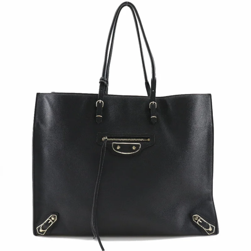 Handle bags with sleek hardware for sophistication -Balenciaga  Leather Tote Bag (Pre-Owned)