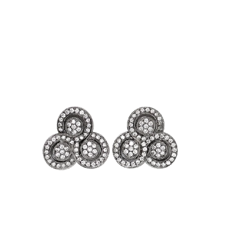 Maximalist Drop Earrings for Bling -Rachel Beth Diamond Earrings