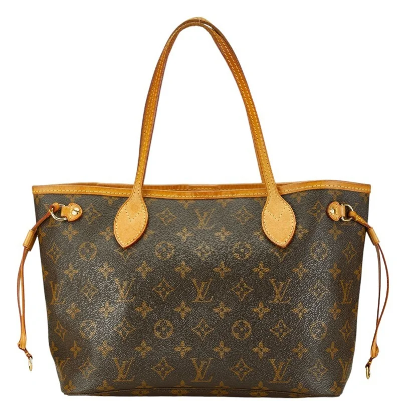 Handle bags with vegan suede for softness -Louis Vuitton Monogram  Pvc Leather Handbag Tote Bag (Pre-Owned)