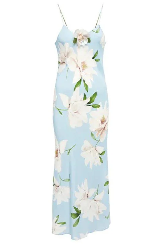 Solid Color Dresses for Simple -Floral Printed Slip Dress