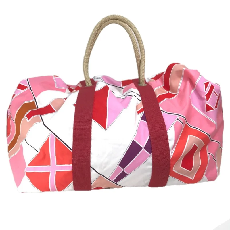 Handle bags with abstract art for uniqueness -Hermes  Cotton Tote Bag (Pre-Owned)