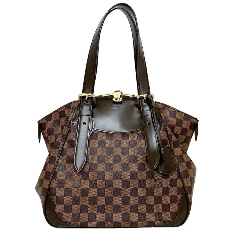 Handle bags with seasonal prints for holidays -Louis Vuitton Damier  Damier Canvas Ebene  Handbag Tote Bag (Pre-Owned)