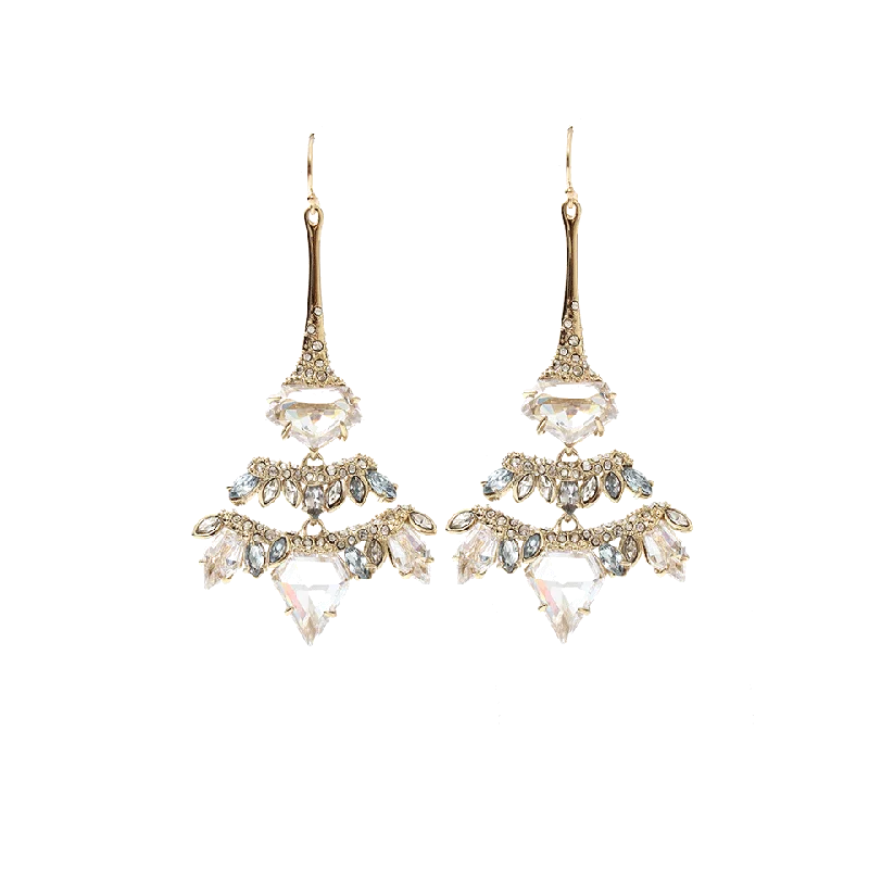 Bohemian Drop Earrings with Tassels -Chandelier Wire Cluster Earrings