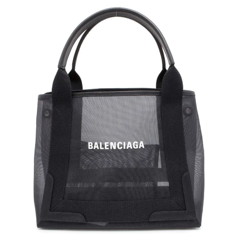 Leather handle bags for elegant daily carry -Balenciaga  Leather Polyester Tote Bag (Pre-Owned)