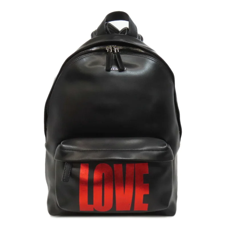 Handle bags with seasonal prints for holidays -Givenchy  Leather Backpack (Pre-Owned)