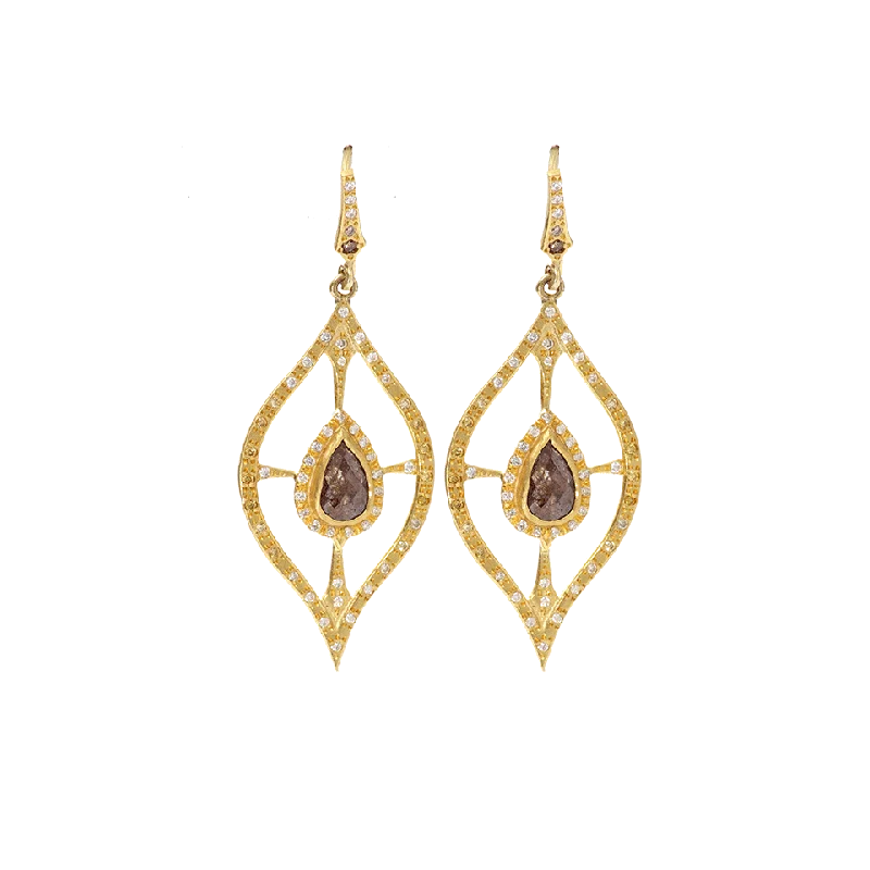 Drop Earrings for Graduation Day -Golden Ella Earrings