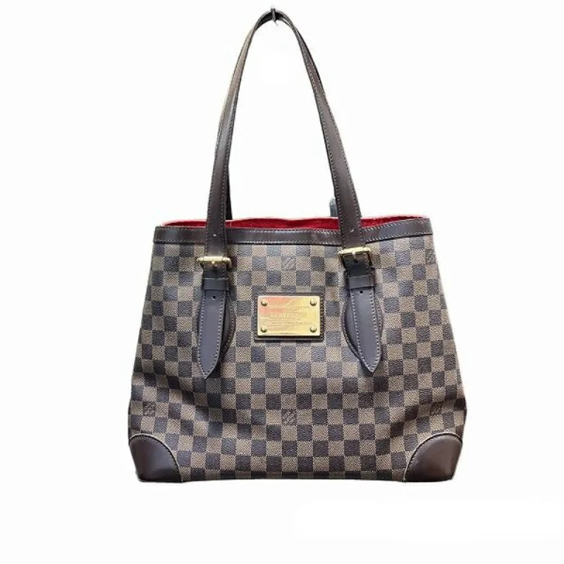 Handle bags with artistic prints for creativity -Louis Vuitton Damier Canvas Galle Shoulder Bag Tote Bag (Pre-Owned)