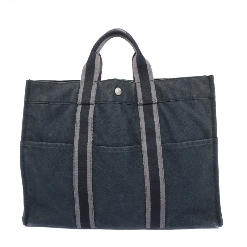 Handle bags with vegan suede for softness -Hermes  Canvas Tote Bag (Pre-Owned)