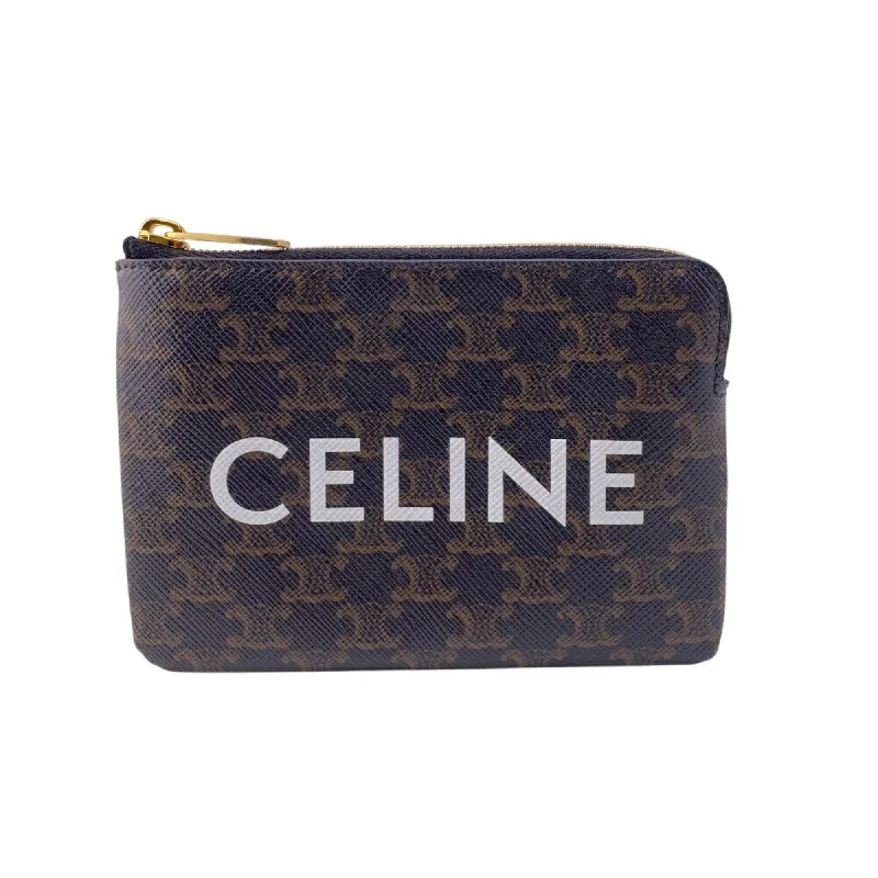 Handle bags with wide openings for access -Celine   Pvc Clutch Bag (Pre-Owned)