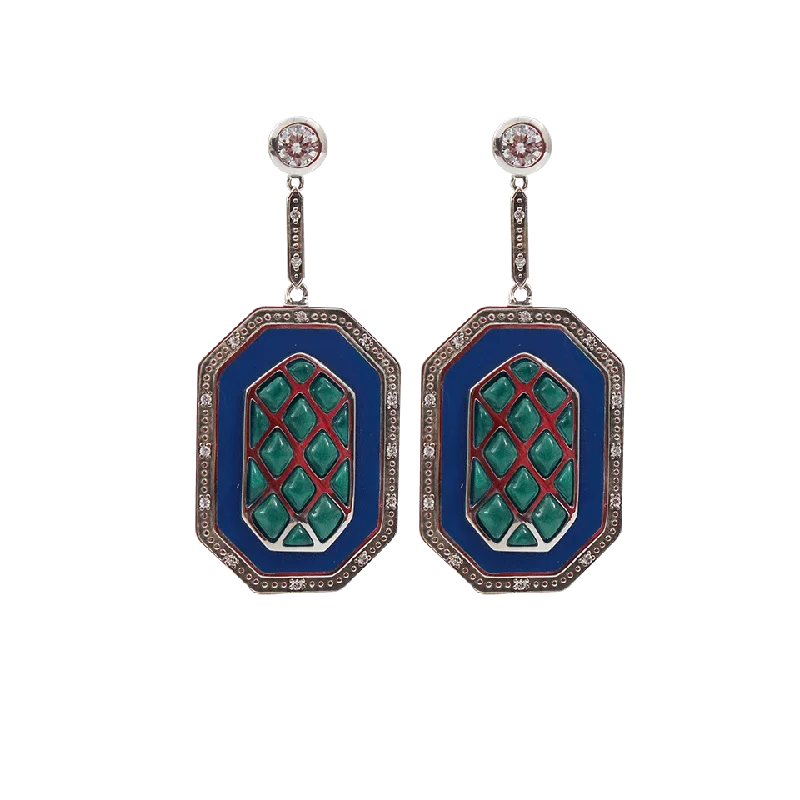 Drop Earrings for Everyday Glamour -Window Earrings