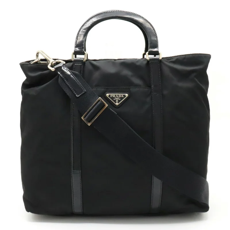 Handle bags with thick handles for support -Prada   Nylon Handbag Shoulder Bag Tote Bag (Pre-Owned)