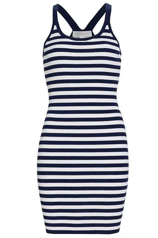 Party Dresses for Celebration -Racerback Ribbed Tank Dress