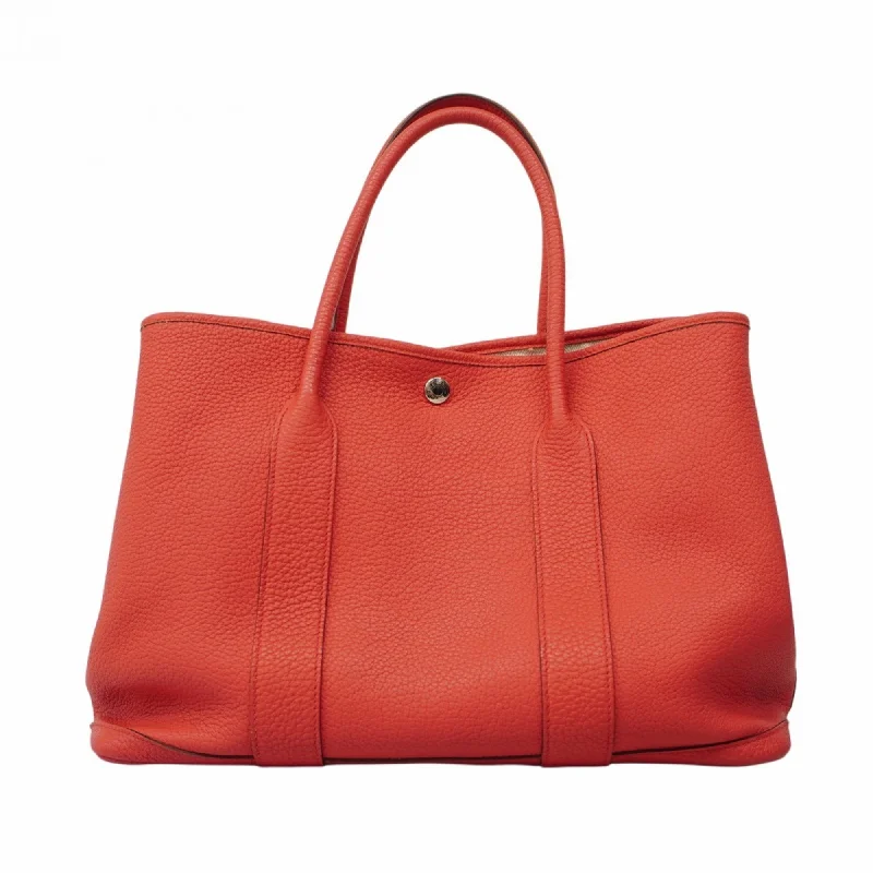 Handle bags with lightweight fabric for ease -Hermes  Country Leather Tote Bag (Pre-Owned)