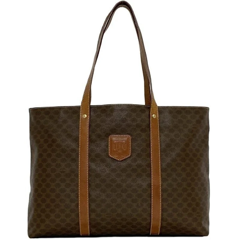 Handle bags with playful patterns for fun -Celine  Pvc Leather Tote Bag (Pre-Owned)