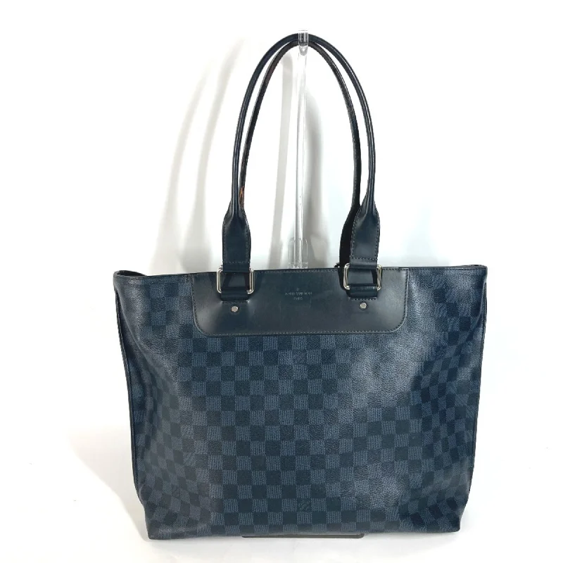 Handle bags with bohemian tassel embellishments -Louis Vuitton  Damier Canvas Shoulder Bag Tote Bag (Pre-Owned)