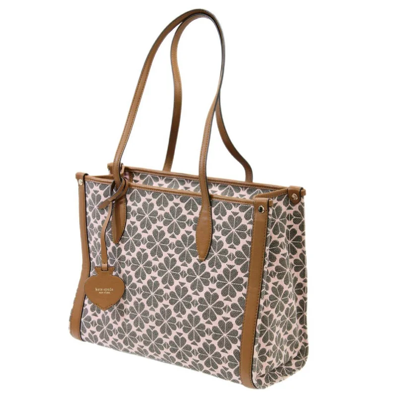 Handle bags with vintage vibes for nostalgia -Kate Spade  Jacquard Leather Tote Bag (Pre-Owned)