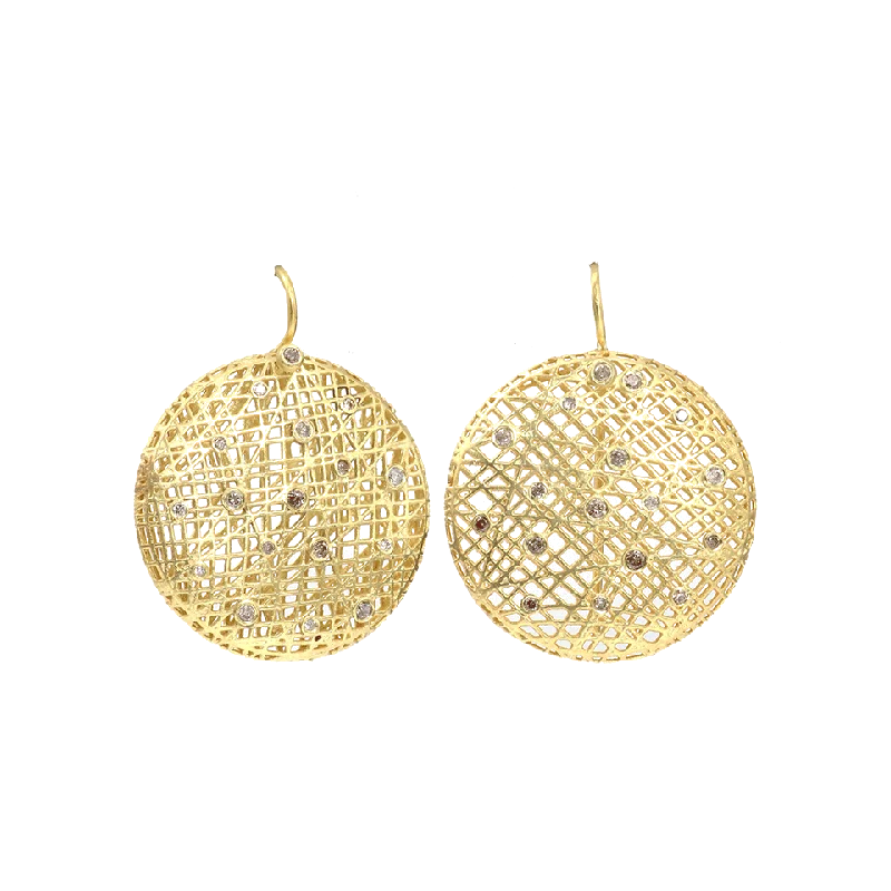 Retro Drop Earrings for Nostalgia -Medium Lace Earrings