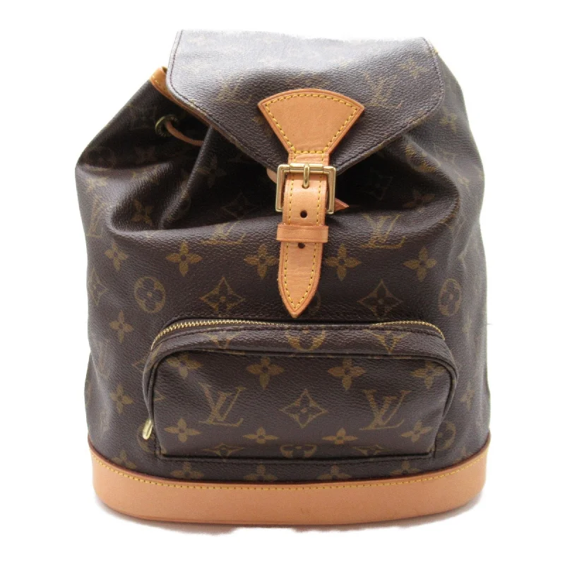 Handle bags with contrast stitching for detail -Louis Vuitton  Monogram Monogram Backpack (Pre-Owned)