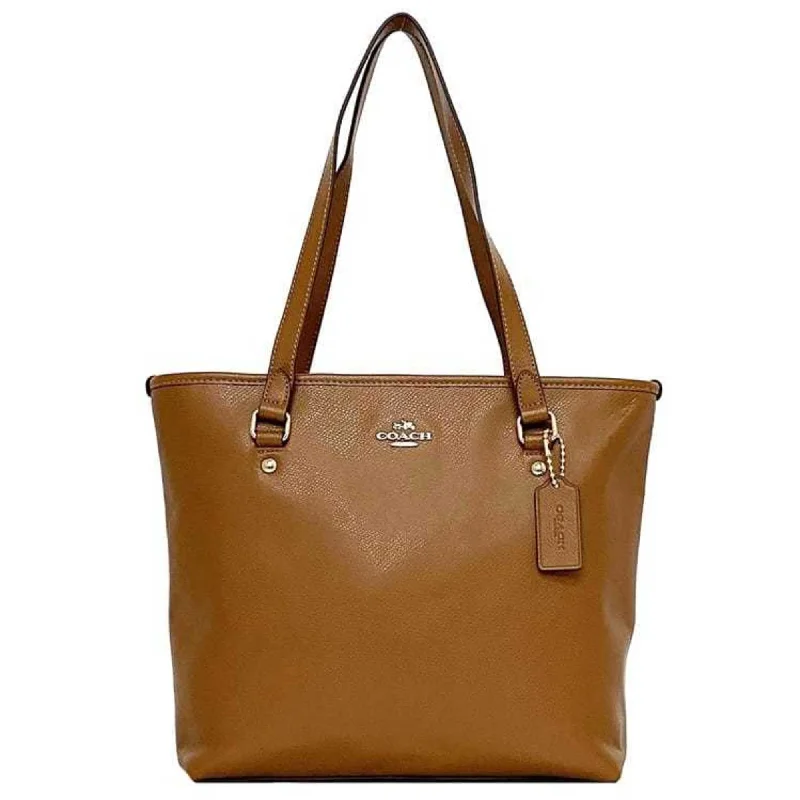 Handle bags with durable hemp for sustainability -Coach  Leather Tote Bag (Pre-Owned)