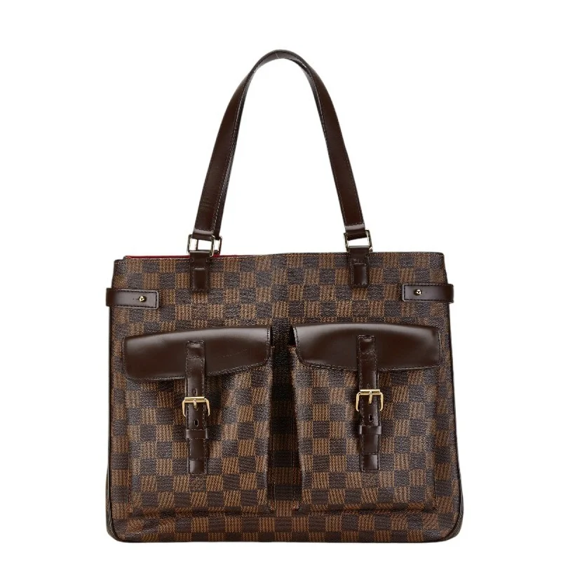 Handle bags with elegant gold-tone hardware -Louis Vuitton  Pvc Leather Tote Bag (Pre-Owned)