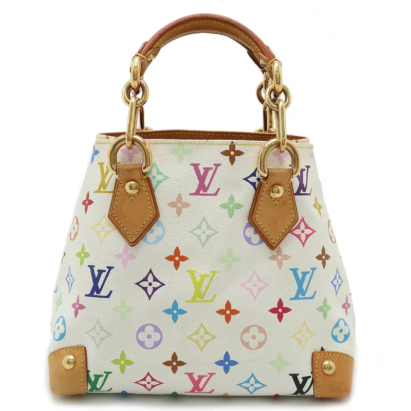 Handle bags with multi-color weaves for vibrancy -Louis Vuitton Blanc Monogram   yellow Monogram colore Handbag Tote Bag (Pre-Owned)