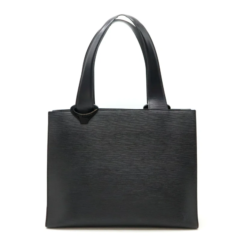 Handle bags with neutral tones for versatility -Louis Vuitton  Noir Epi Leather Shoulder Bag Tote Bag (Pre-Owned)