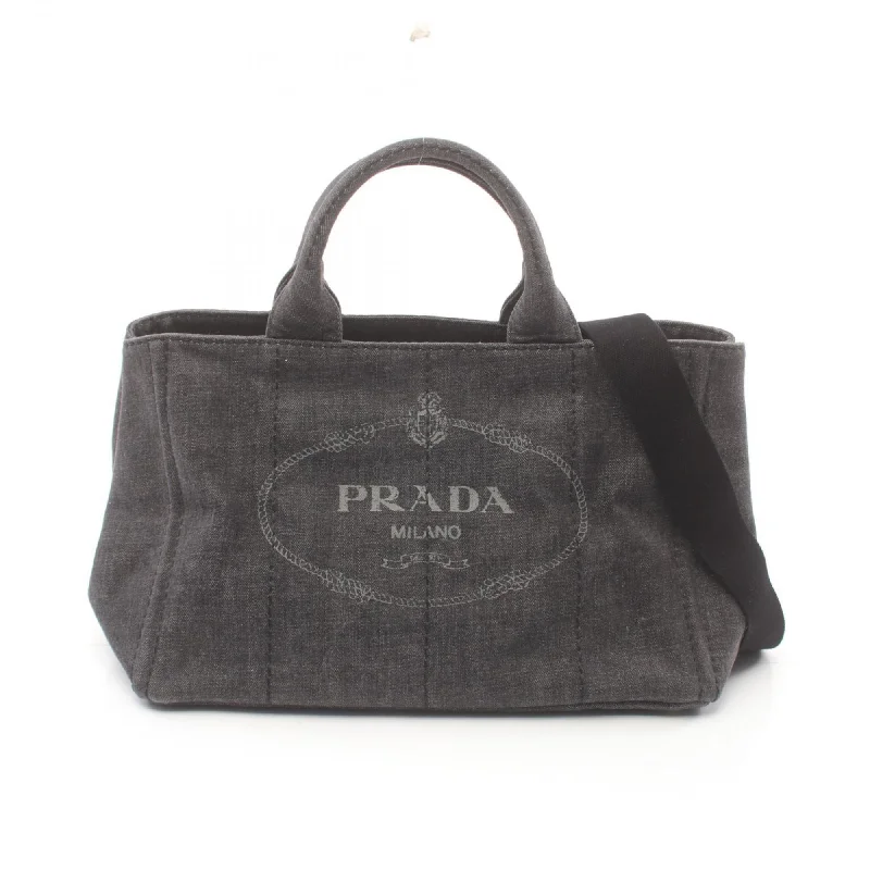 Handle bags with vibrant colors for boldness -Prada  blue Tote Bag (Pre-Owned)