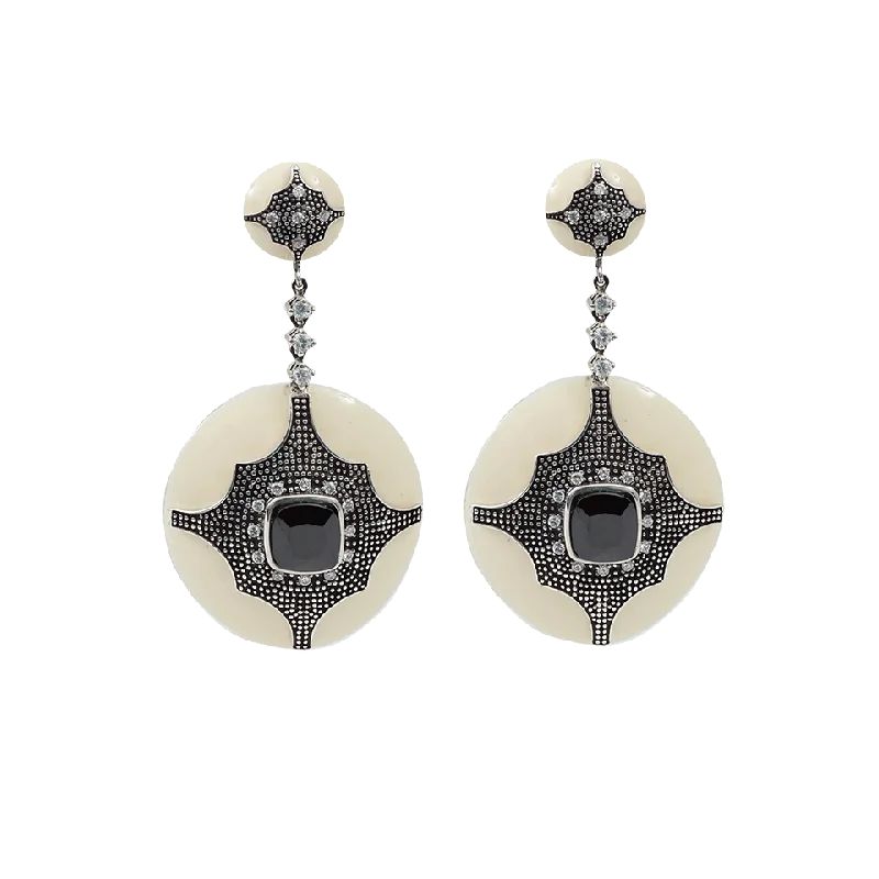 Drop Earrings for Anniversary -Deco Jewel Earrings