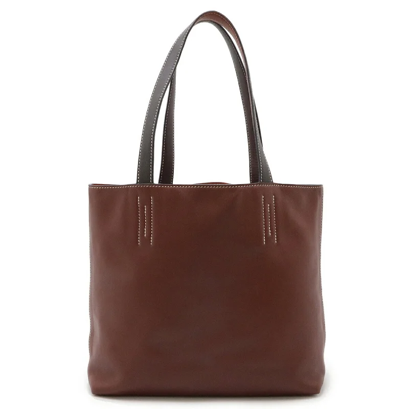 Handle bags with perforated details for style -Hermes    Swift Leather Tote Bag (Pre-Owned)