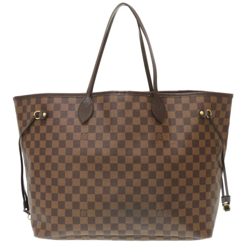 Handle bags with bohemian tassel embellishments -Louis Vuitton Damier  Damier Canvas Ebene Damier Canvas Tote Bag (Pre-Owned)