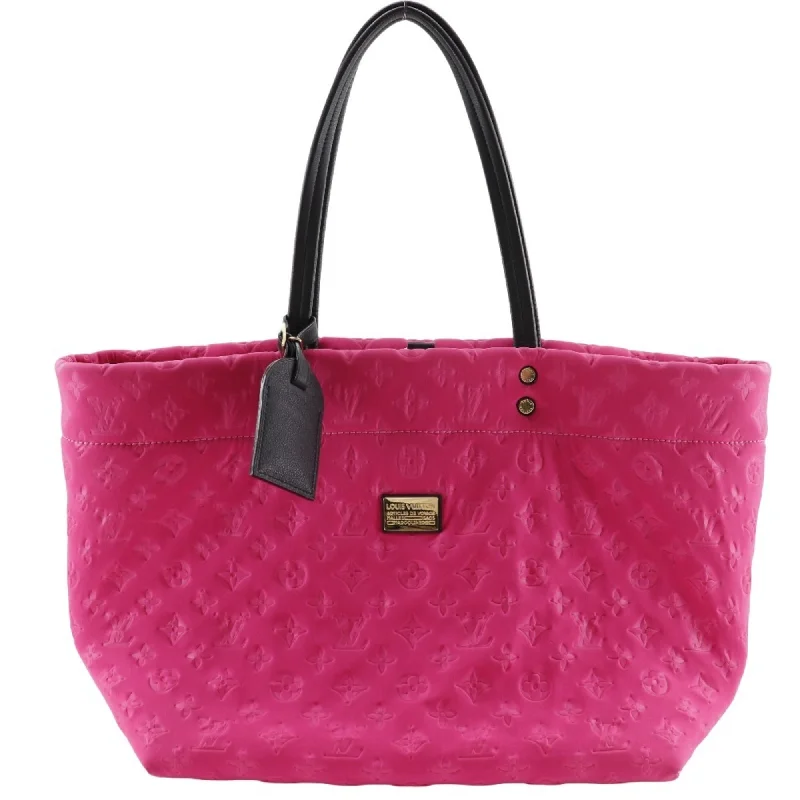 Handle bags with monogram designs for personalization -Louis Vuitton pink pink Tote Bag (Pre-Owned)