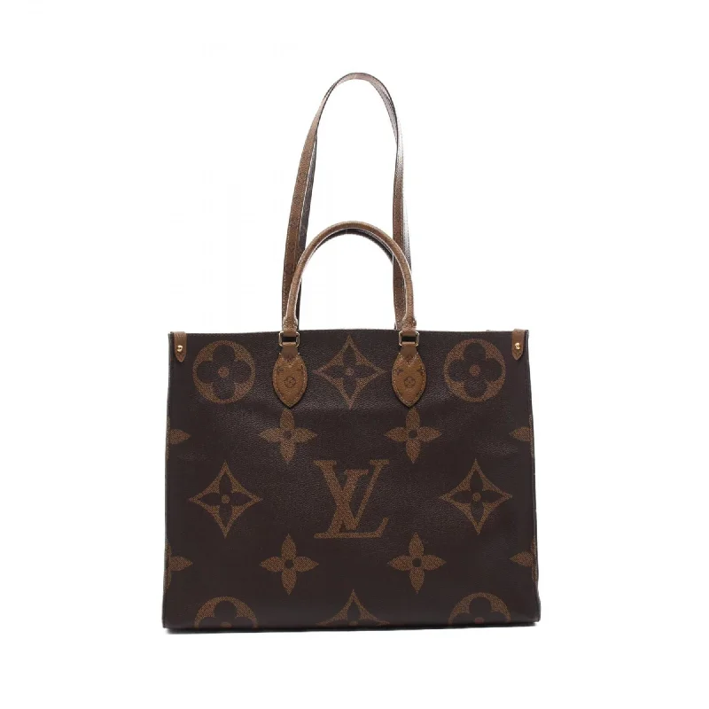 Handle bags with pastel colors for softness -Louis Vuitton Monogram Monogram Reverse Monogram Monogram Reverse Tote Bag (Pre-Owned)