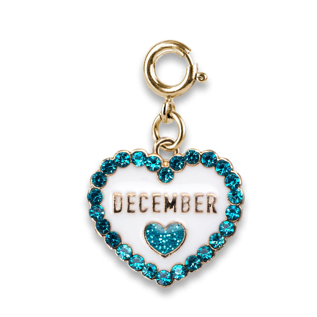 Necklaces and pendants with crescent moon designs for a celestial and mystical feel-CHARM IT! December Birthstone Charm