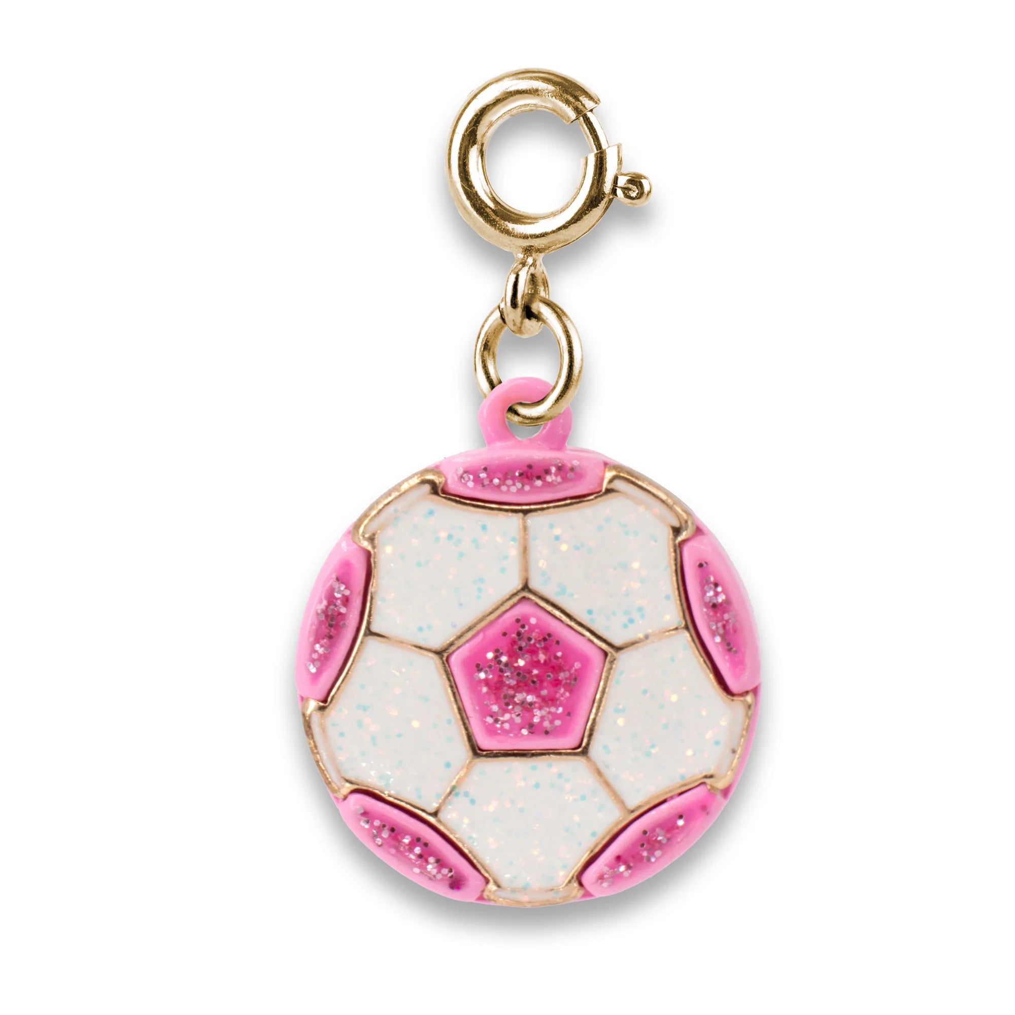 Best necklaces and pendants with minimalist pendants for a sleek, understated look-CHARM IT! | Gold Glitter Soccer Ball Charm