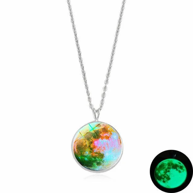 Beautiful necklaces and pendants with diamond-encrusted designs for maximum sparkle-Dark Side of The Moon Necklace