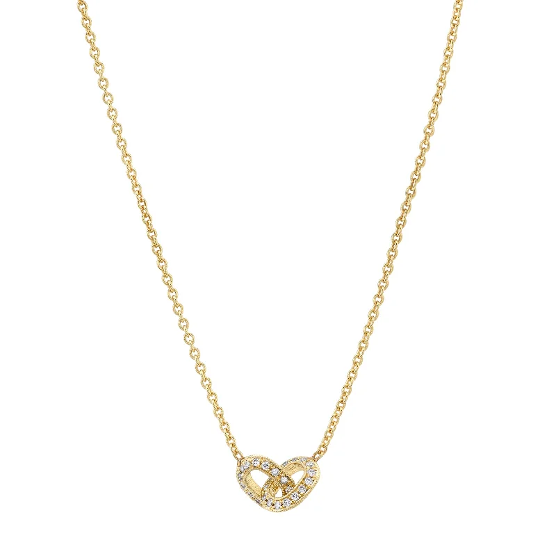 Beautiful necklaces and pendants with diamond-encrusted designs for maximum sparkle-XS Double Sided Pave Diamond Necklace