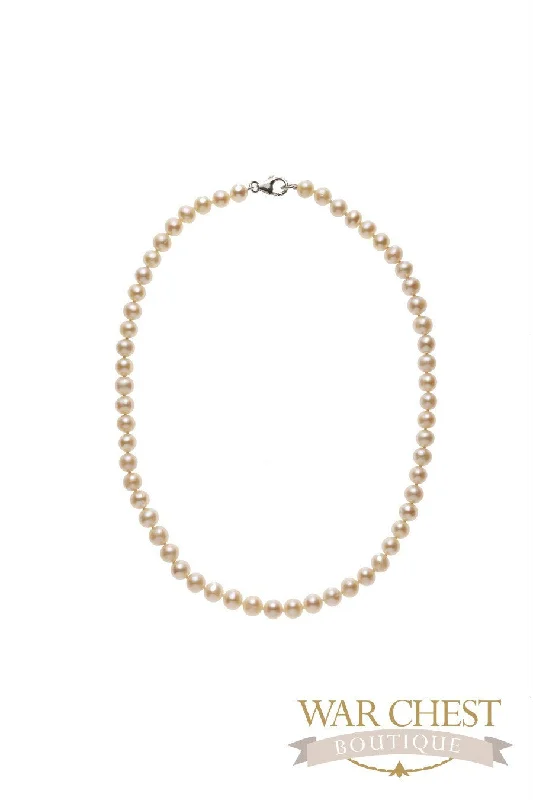 Best necklaces and pendants with adjustable chains for a customizable fit-Pink Pearl 16" Necklace