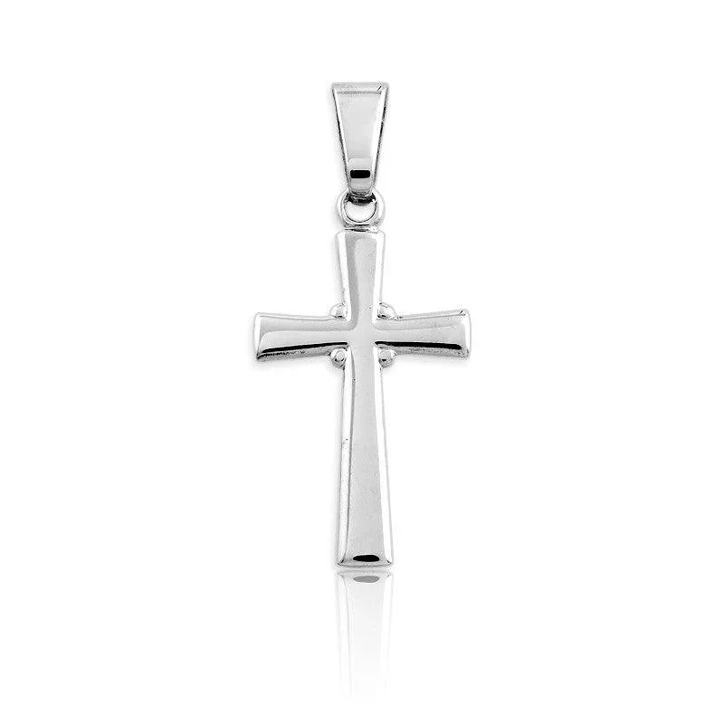 Necklaces and pendants with matching rings for a coordinated set of jewelry-Sterling Silver Small Cross Pendant