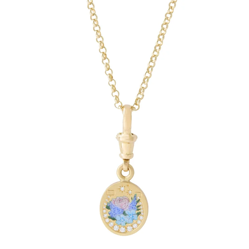 Best necklaces and pendants with personalized coordinates for a special keepsake-Wildflower Wanderer Pendant Necklace